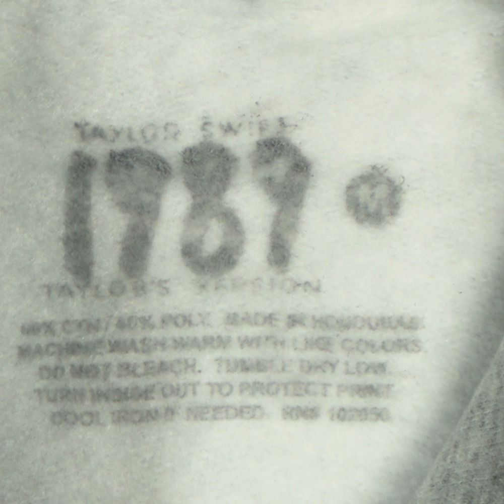 Taylor Swift 1989 Taylor's Version Hoodie Medium Gray Blue Tracklist Merch - Picture 2 of 10